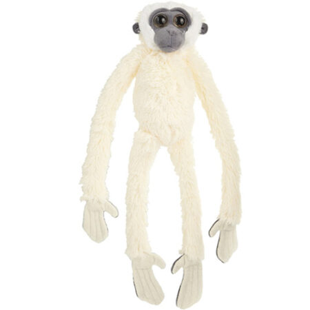 Gibbone bianco peluche grande